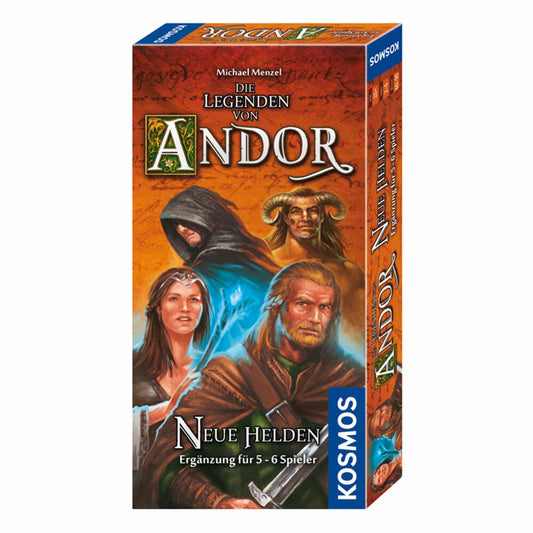 KOSMOS The Legends of Andor - New Heroes, Supplement to the Basic Game, Adventure and Strategy, Game, Ages 10 and Up, 692261