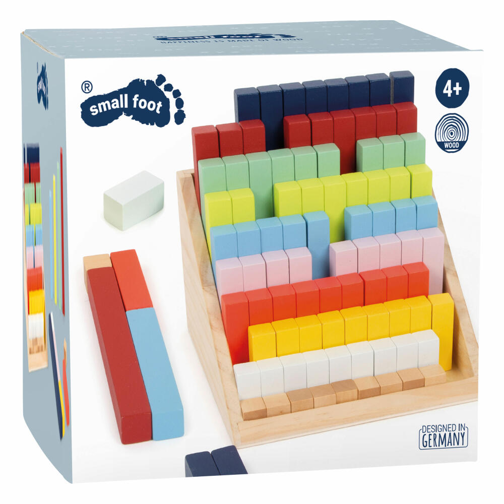 Legler Rechenstäbchen XL-Lernbox Educate, Lernspielzeug, Spielklötze, Holz, 12214