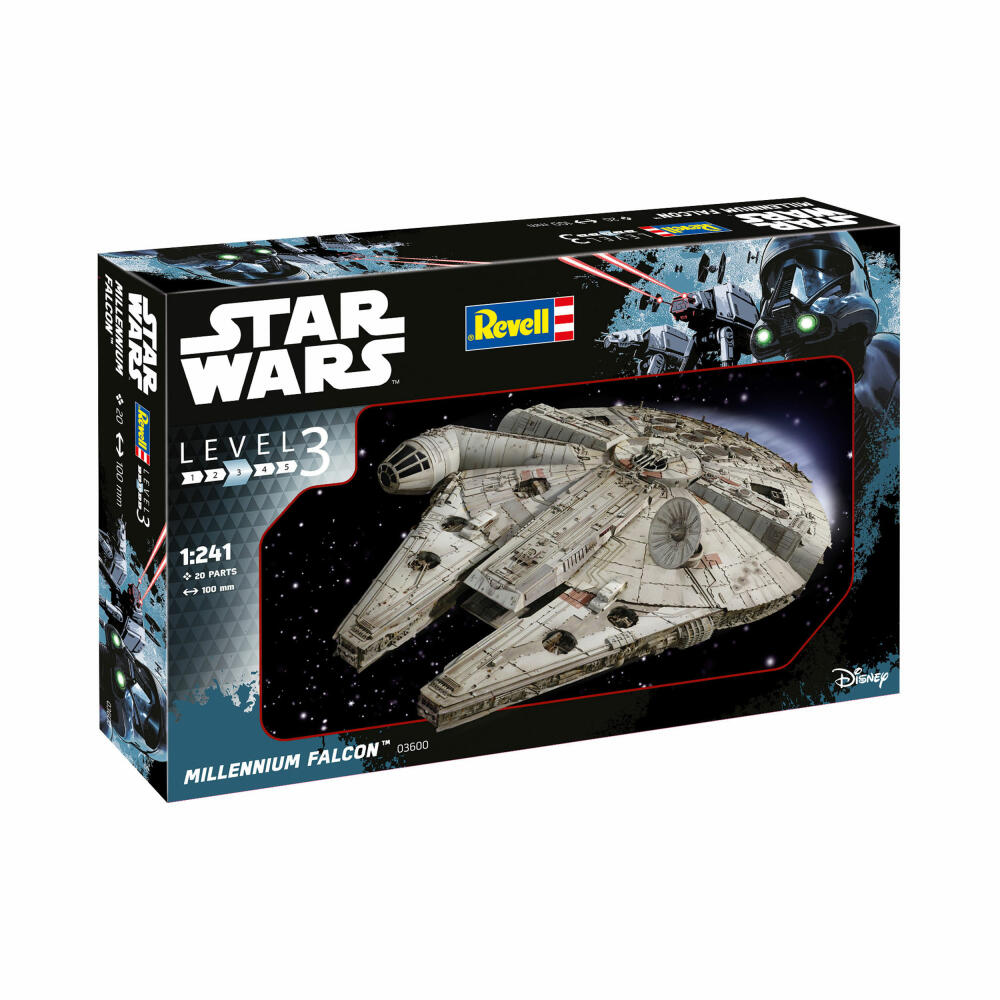 Revell Modellbausatz Star Wars Millennium Falcon, Raumschiff, 20 Teile, 03600