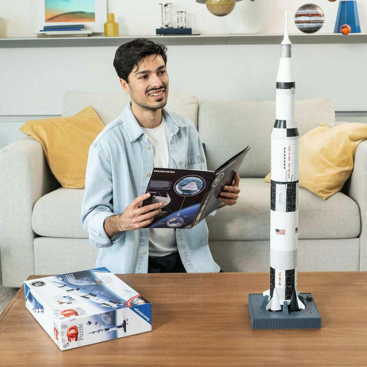 Ravensburger 3D Puzzle Apollo Saturn V Rocket, Puzzles, Space, 440 pieces, from 8 years, 11545