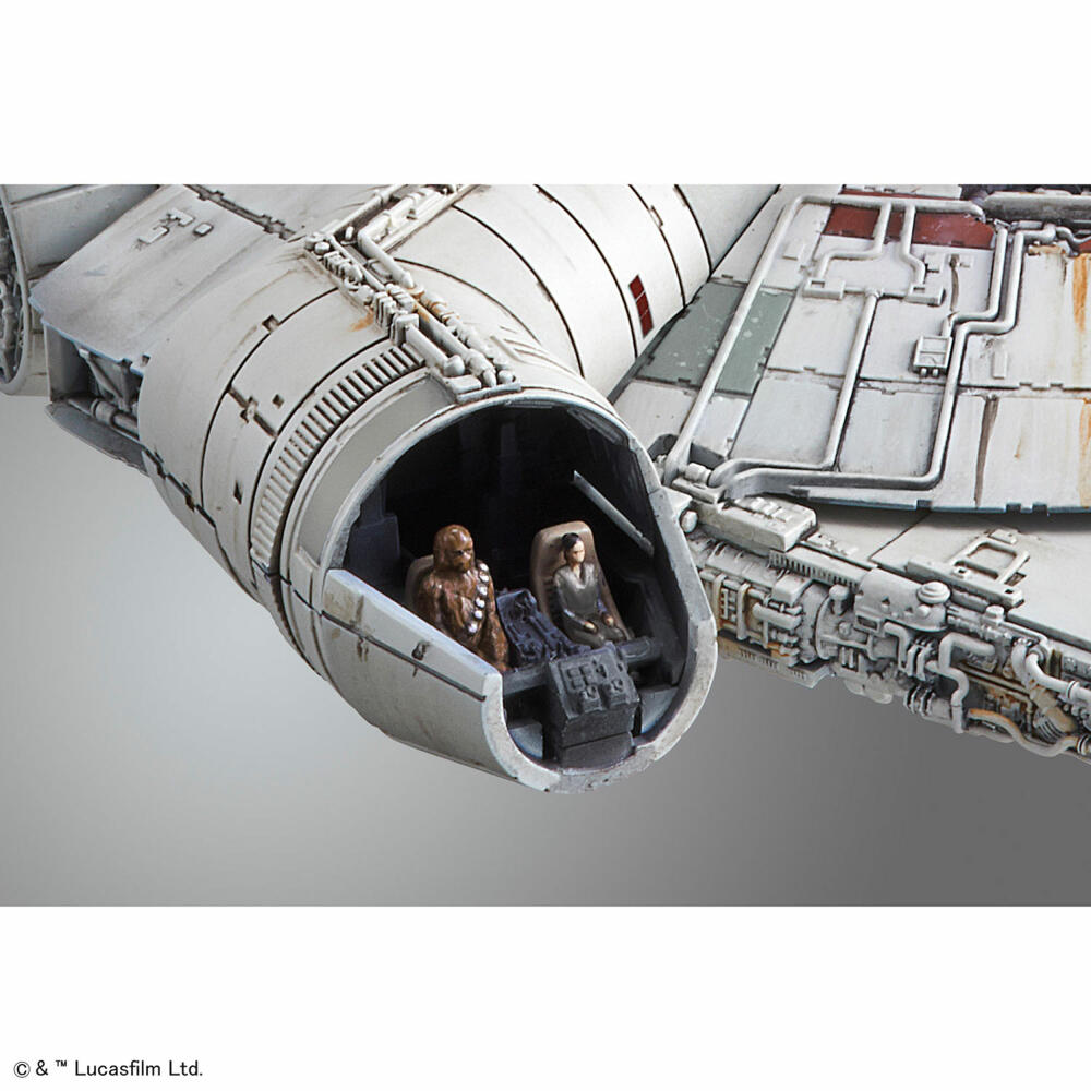 Revell Modellbausatz Bandai Star Wars Millennium Falcon, Raumschiff, 196 Teile, 01211