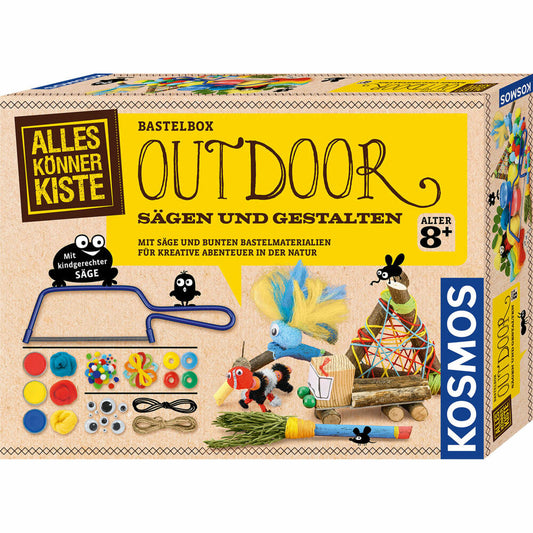 KOSMOS AllesKönnerKiste Outdoor Sawing and Designing, Craft Box, Crafting, from 8 years, 604462