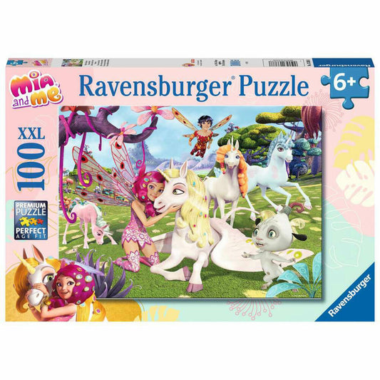 Ravensburger Children's Puzzle True Unicorn Friendship, Children's Puzzle, Puzzles, 100 Pieces XXL, from 6 Years, 13388