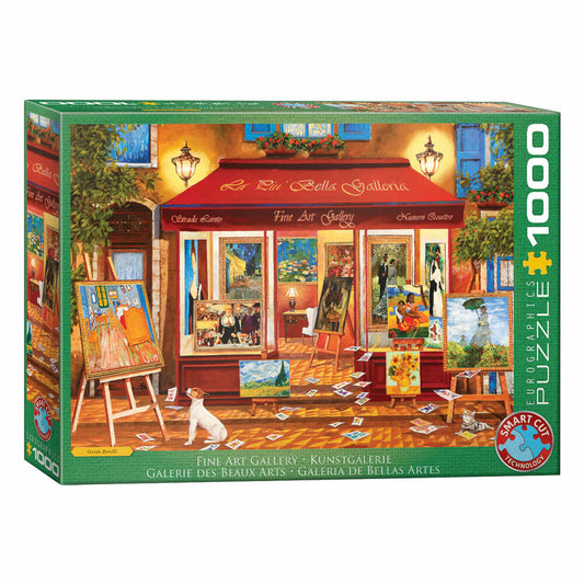 Eurographics Puzzle Kunstgalerie, Smart Cut, 1000 Teile, 68 x 48 cm, 6000-5887