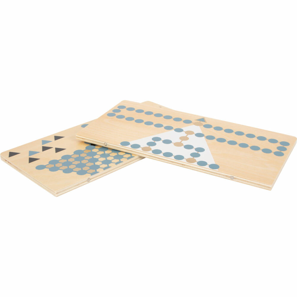 Legler small foot Barricade and Halma Gold Edition, board game, parlor game, Star Halma, 12223