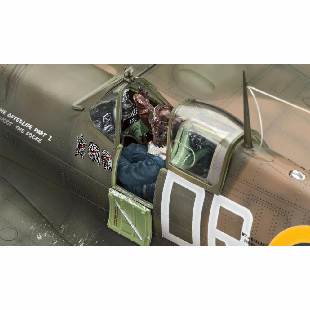 Revell model kit gift set Spitfire Mk.II Aces High Iron Maiden, aircraft, model kit, 134 parts, from 12 years, 05688
