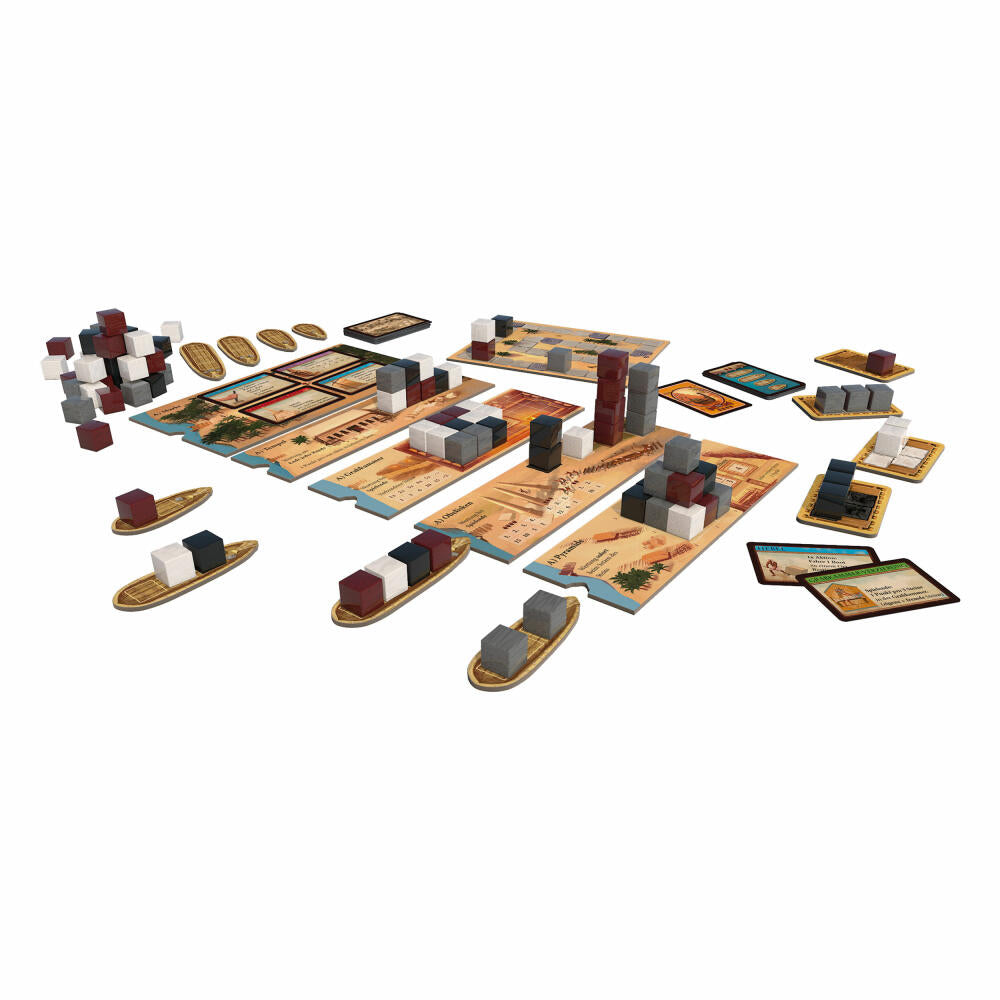 KOSMOS Family Games Imhotep, Strategy Game, Construction Projects, Game, Ages 10 and Up, 692384