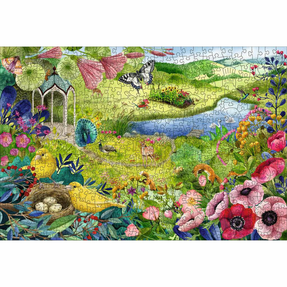 Ravensburger Wooden Puzzles Wilder Garten, Puzzle, Holzpuzzle, Kinder, 500 Teile, 17513