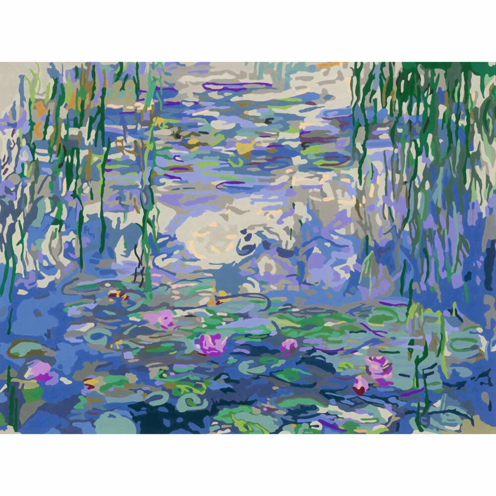 Ravensburger CreArt ART Collection: Waterlilies Monet, Malen nach Zahlen, Malset, Malvorlage, Malen, 23651