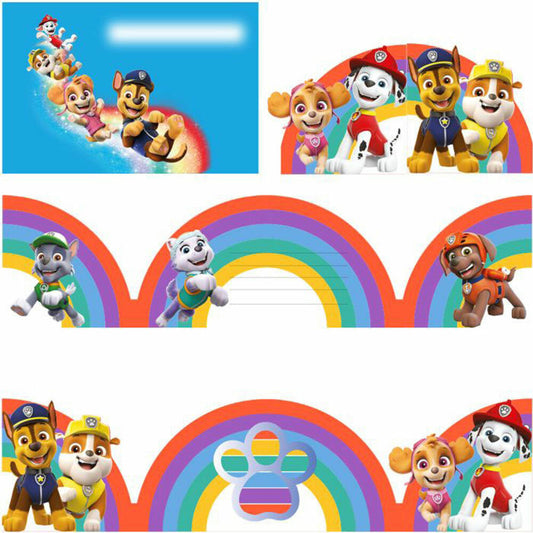Amscan 8 Invitation Cards &amp; Envelopes Paw Patrol