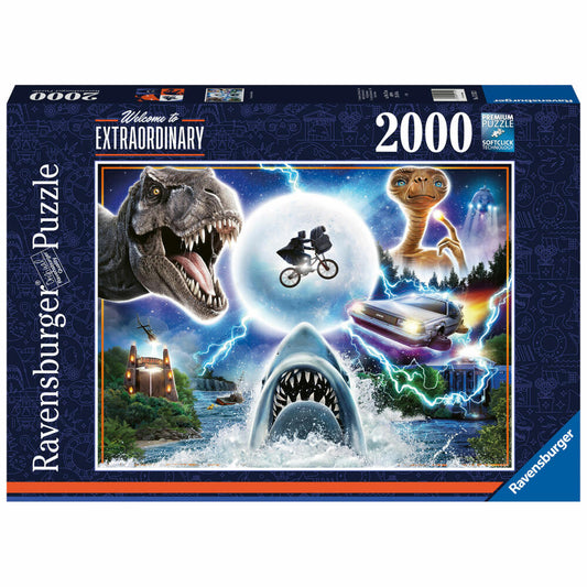 Ravensburger Nostalgia Universals Filmklassiker, Erwachsenenpuzzle, Puzzle, 2000 Teile, 17152