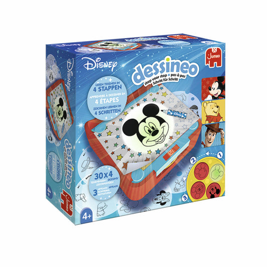 Jumbo Spiele dessineo Zeichnen lernen Disney, Malen, Maltafel, Malvorlagen, ab 4 Jahre, 19861