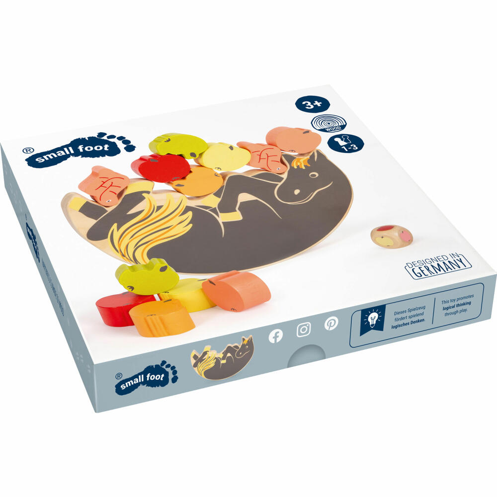 Legler small foot Balancierspiel 4 Friends, Geschicklichkeitsspiel, Kinderspiel, Kinder Spiel, 12236
