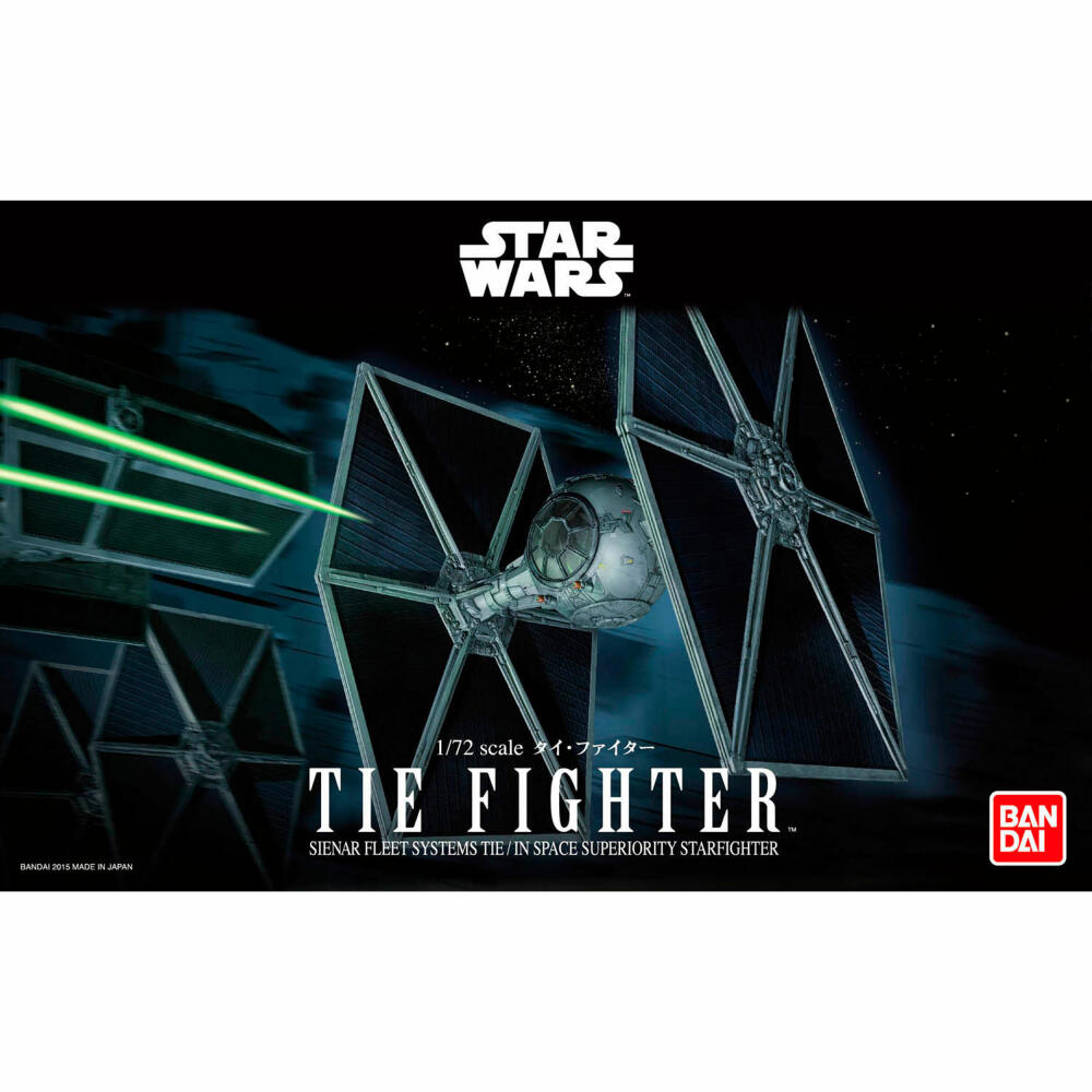 Revell Modellbausatz Bandai Star Wars TIE Fighter, Raumschiff, 44 Teile, 01201