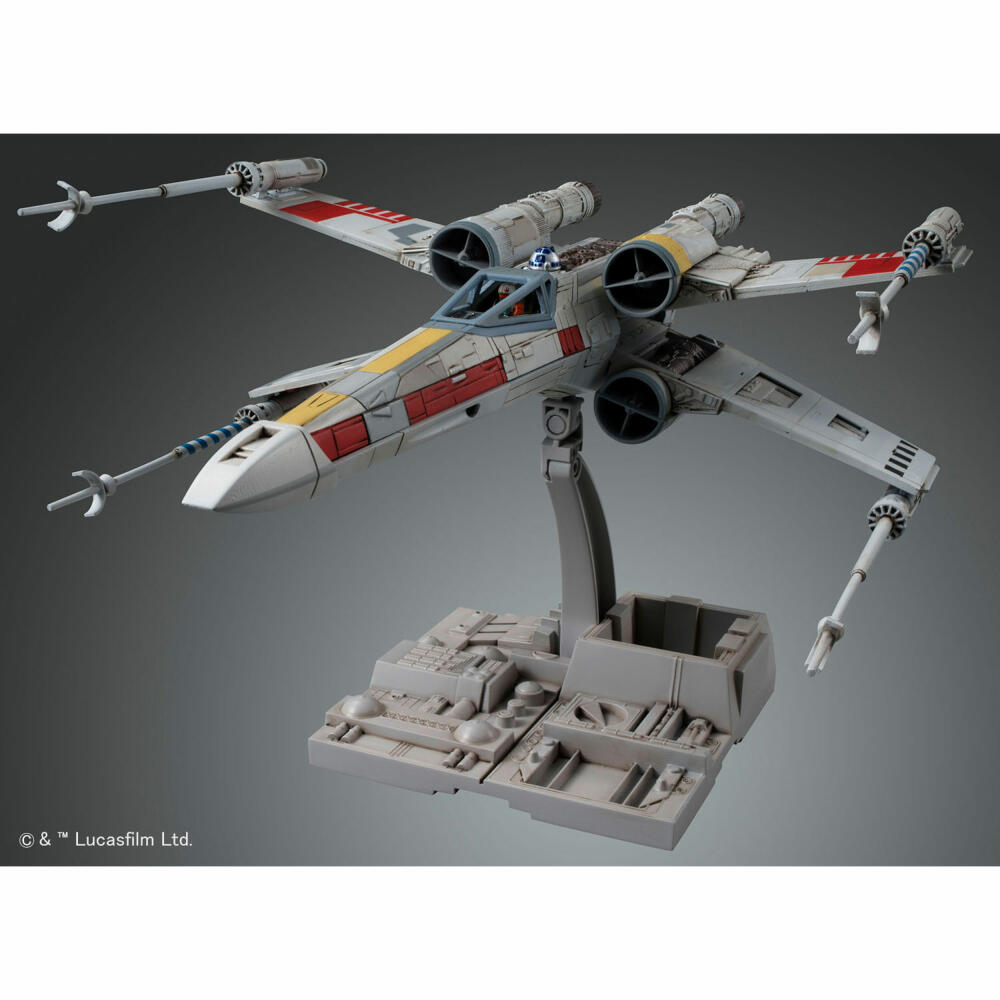 Revell Modellbausatz Bandai Star Wars X-Wing Starfighter, 144 Teile, 01200