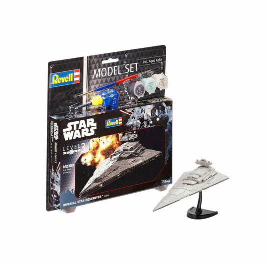 Revell Model Set Star Wars Imperial Star Destroyer, Modellbausatz, Modell Bausatz, 21 Teile, ab 10 Jahre, 63609