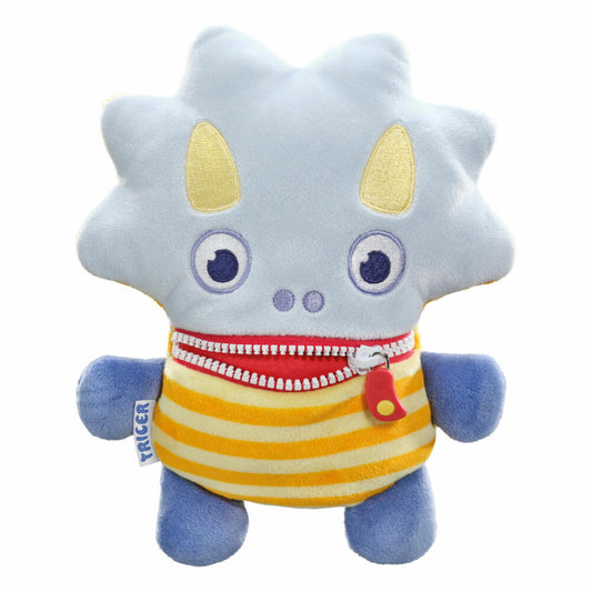 Schmidt Spiele Worry Eater Tricer, small, plush figure, Edition Dinos, plush, 21 cm, 42506