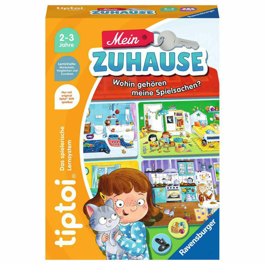Ravensburger tiptoi Mein Zuhause, Lernspiel, Kinderspiel, ab 2 Jahren, 00196