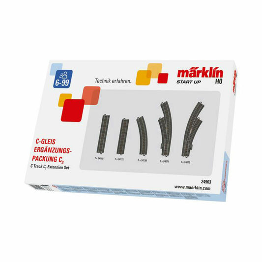 Märklin 24903 H0 Märklin Start up - C-track extension set C3