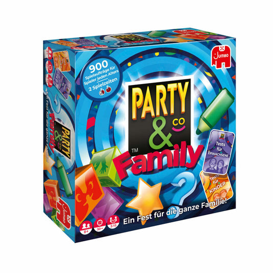 Jumbo Spiele Party &amp; Co. Family, board game, family game, parlor game, 19893