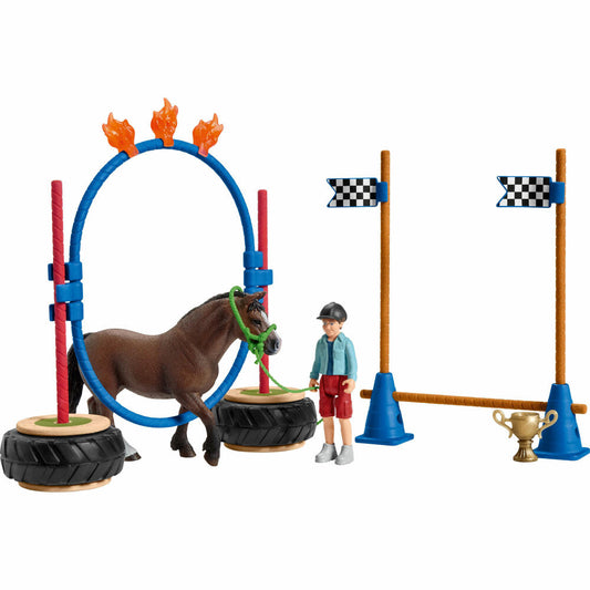 schleich Farm World 42482 Pony Agility Race