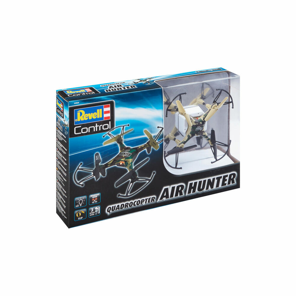 Revell Control Quadcopter Air Hunter, ferngesteuerte Drohne, 2.4 GHz, ab 8 Jahren, 23860