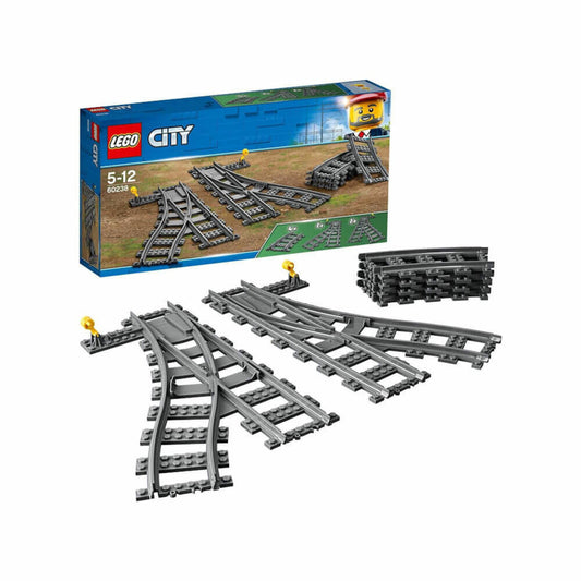 LEGO City Switches, 8 pcs., Railway Accessories, Construction Toy, Ages 5+, 60238