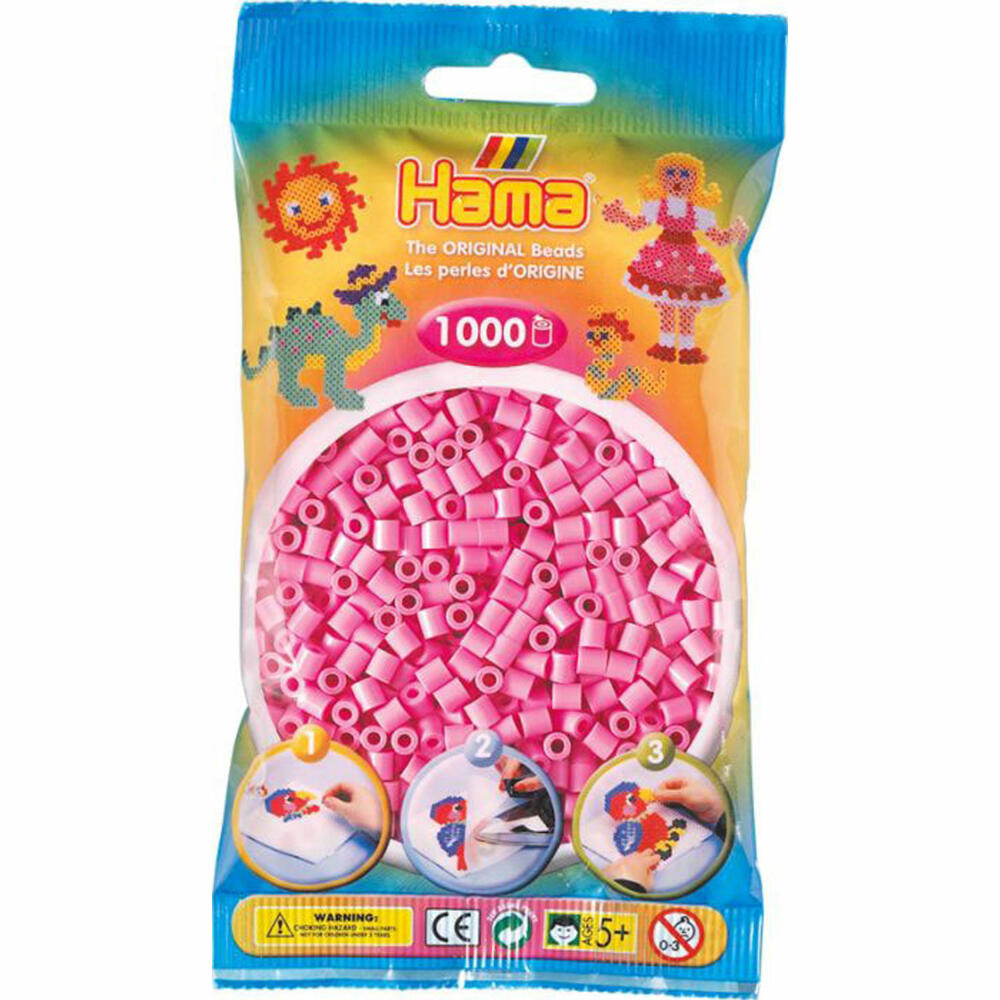 Hama Iron-On Beads Midi - Pastel Pink 1000 Beads