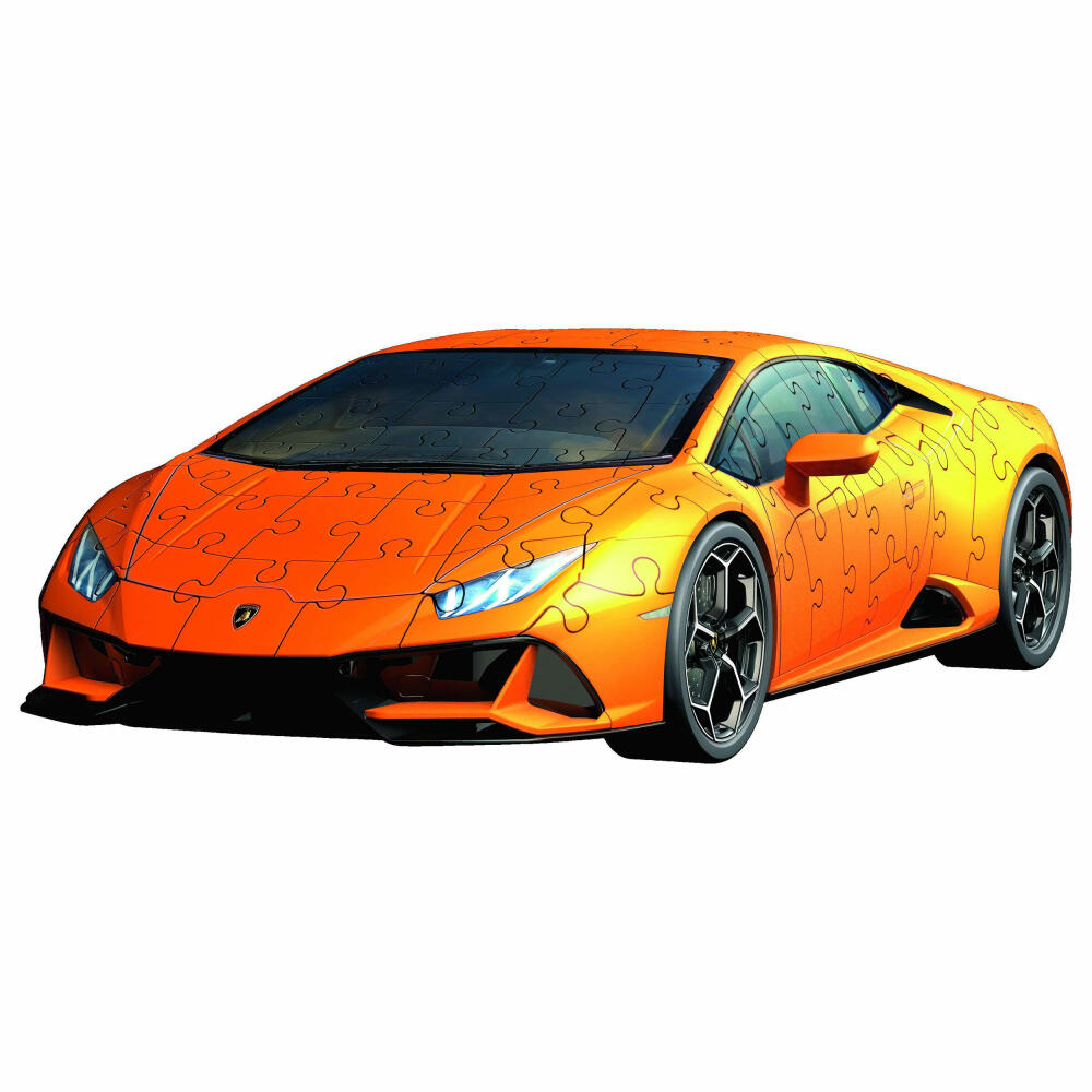 Ravensburger 3D Puzzle Lamborghini Huracán Evo, Puzzle Game, Children's Puzzle, 108 Pieces, 11238