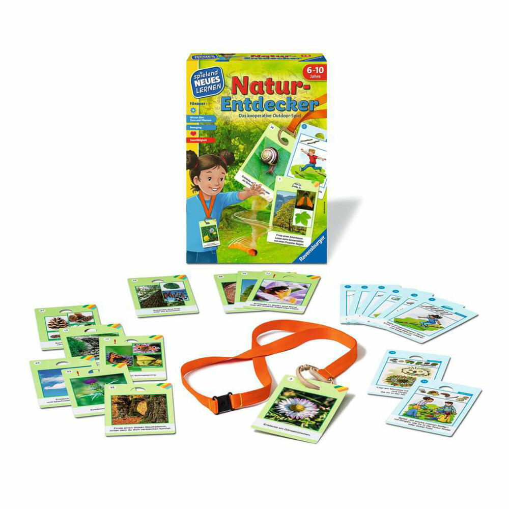 Ravensburger Nature Explorer, educational game, children's game, movement game, skill game, 25033