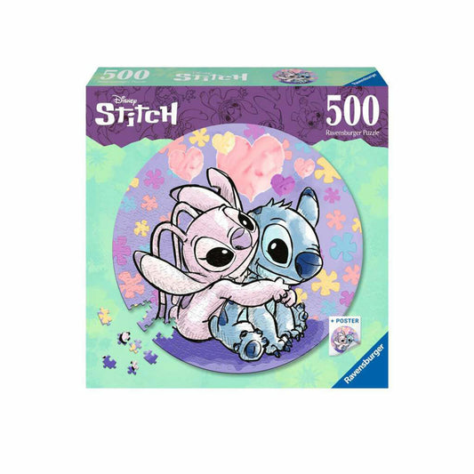 Ravensburger Puzzle Stitch, Rundpuzzle, Erwachsenenpuzzle, 500 Teile, ab 10 Jahren, 17581
