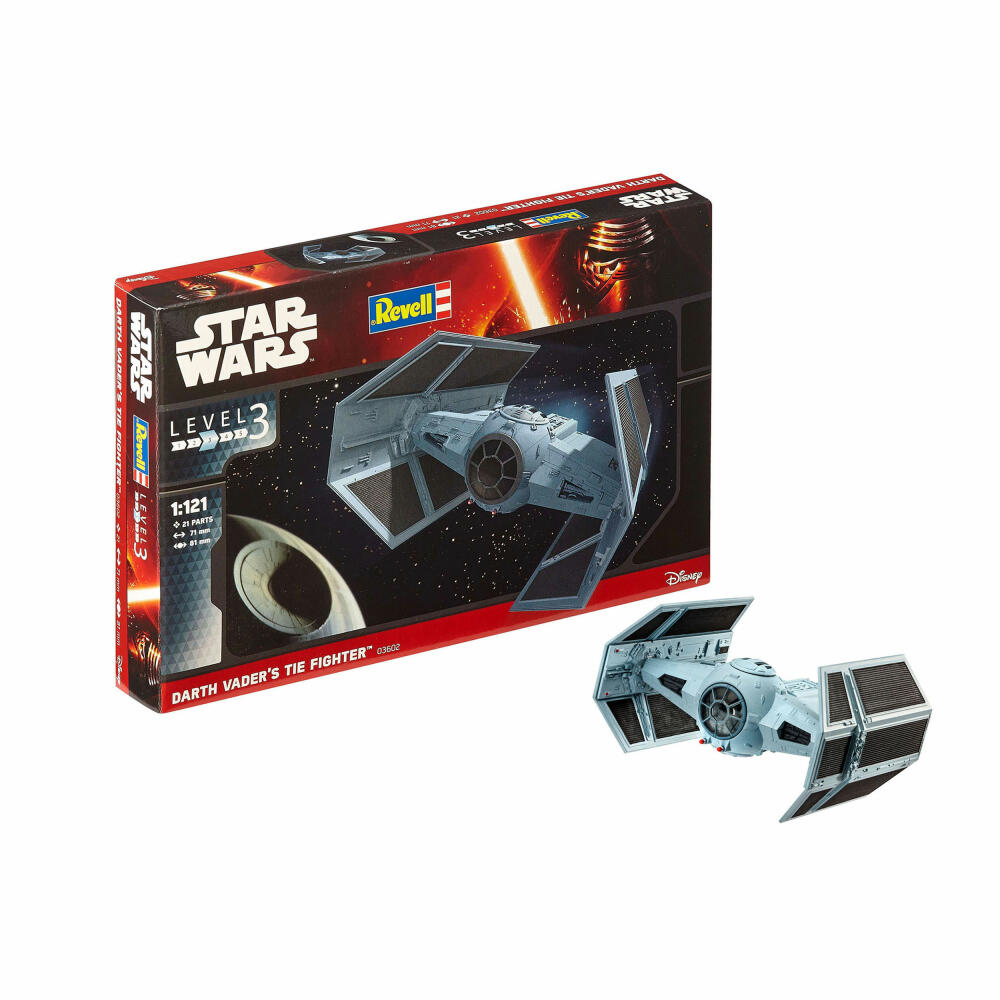 Revell Modellbausatz Star Wars Darth Vaders TIE Fighter, Raumschiff, 21 Teile, 03602