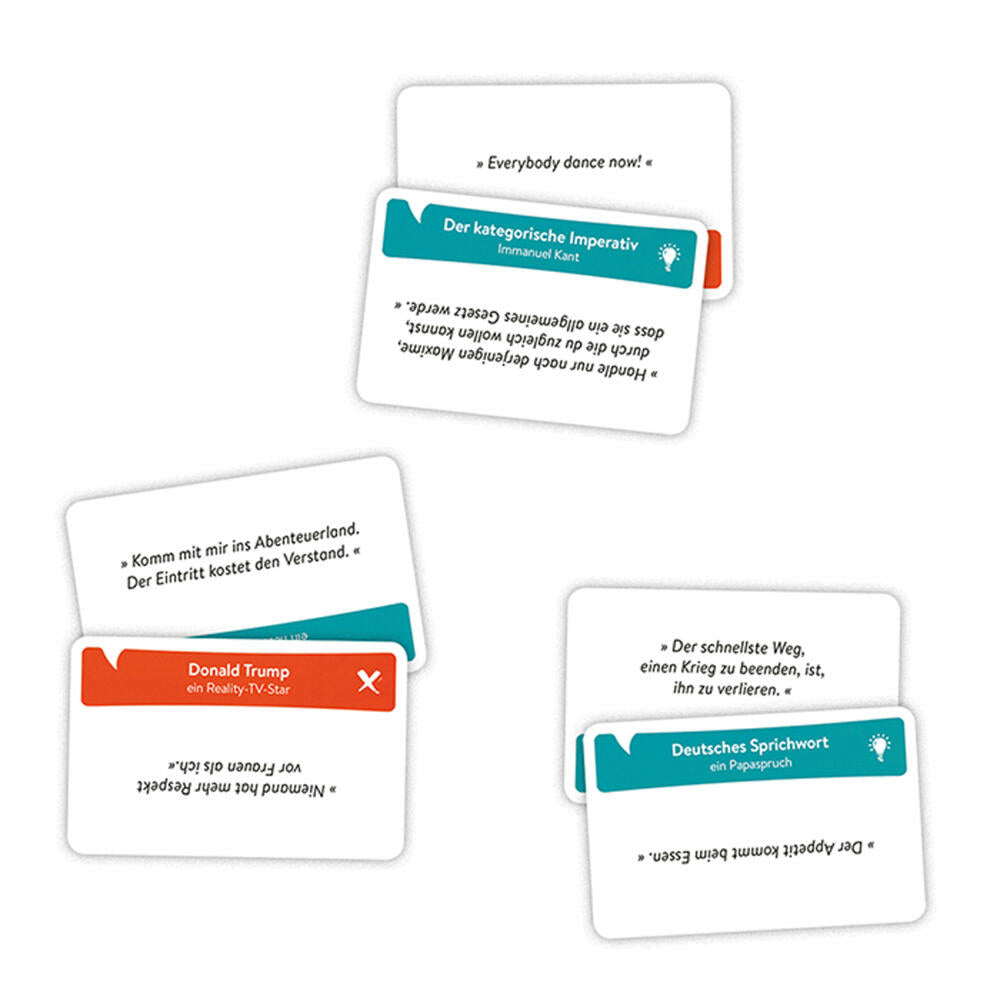 KOSMOS Family Games Game of Quotes, Game with Quotes, Kangaroo Trilogy, ages 16 and up, 692926
