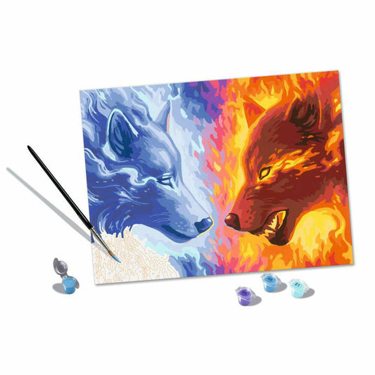 Ravensburger CreArt Fire & Ice, Malen nach Zahlen, Malset, Malvorlage, Malen, 23549