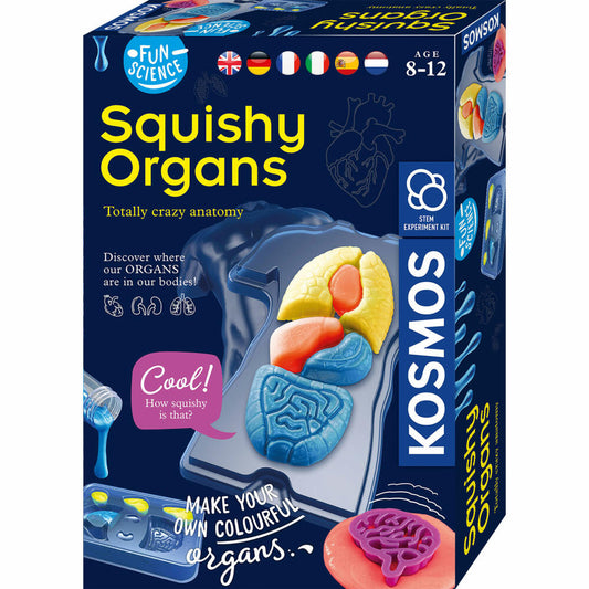 KOSMOS Fun Science Glibber-Organe / Squishy Organs, Experimentierkasten, Kinder, Mehrsprachig, 616816