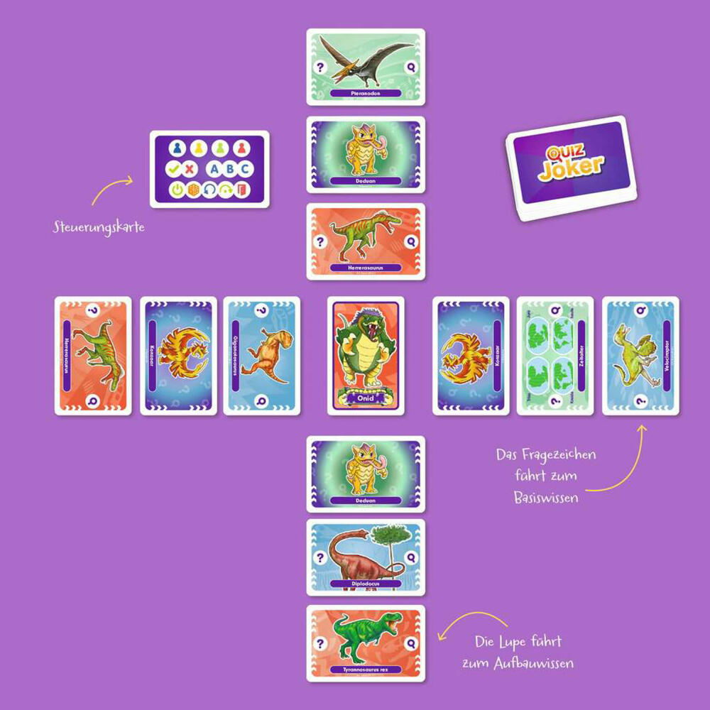 Ravensburger tiptoi Quiz Dinosaurs, quiz game, knowledge game, card game, educational game, children, 00165