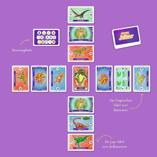 Ravensburger tiptoi Quiz Dinosaurs, quiz game, knowledge game, card game, educational game, children, 00165