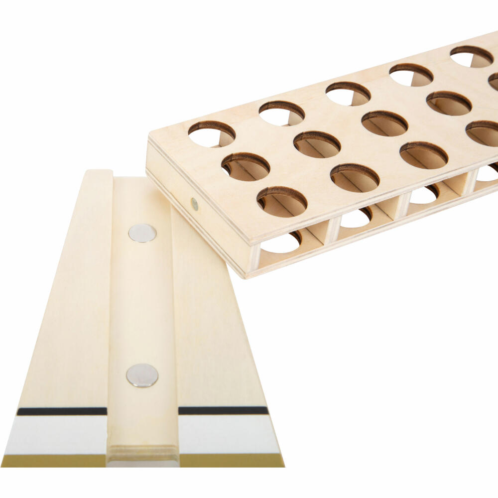 Legler Vier in einer Reihe Gold Edition, Gesellschaftsspiel, für 2 Spieler, Holz, 12219