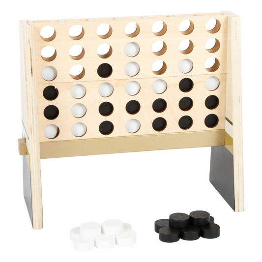 Legler Vier in einer Reihe Gold Edition, Gesellschaftsspiel, für 2 Spieler, Holz, 12219