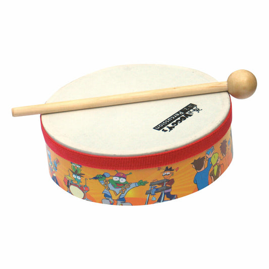 Voggenreiter Voggys Handtrommel, mit Holzschlägel, Hand Trommel, Kinder, Instrument, Musikinstrument, Spielzeug, Holz, ab 3 Jahre, 782
