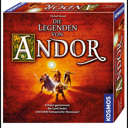 KOSMOS The Legends of Andor, Adventure Game, Strategy Game, Game, Ages 10 and Up, 691745