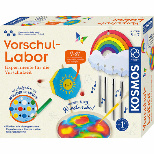 KOSMOS Vorschullabor, Experimentierkasten, Experimente Vorschule, Experimentieren, 602383