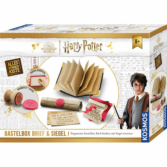 KOSMOS AllesKönnerKiste Harry Potter Craft Box Letter and Seal, Craft Set, Crafting, from 8 years, 604639