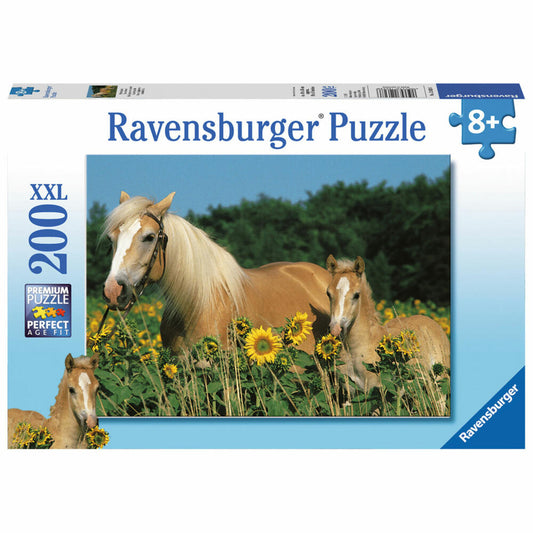 Ravensburger Puzzle Horse Happiness, Children's Puzzle, Laying Game, Children's Game, Puzzle Game, 200 Pieces XXL, 12628 6
