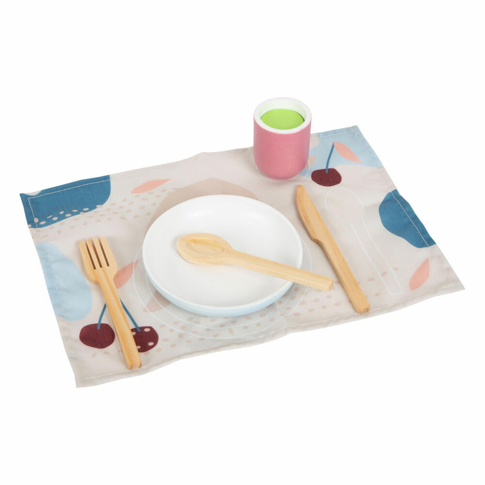 Legler Kinder Geschirr-Set tasty, Spielzeug-Geschirr, Küchenspielzeug, 12245