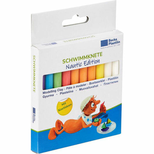 CORVUS floating clay Nautic Editon 10 clay sticks in different colors