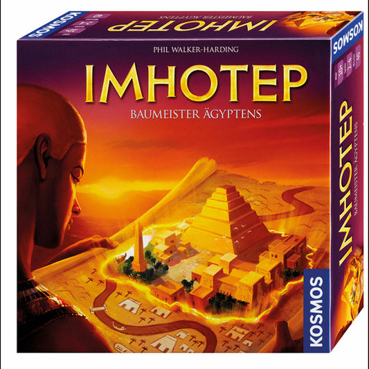 KOSMOS Family Games Imhotep, Strategy Game, Construction Projects, Game, Ages 10 and Up, 692384