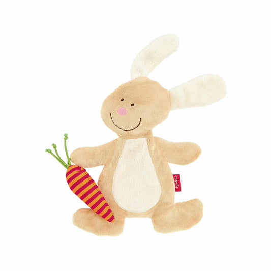 sigikid Aktiv-Kuscheltuch Hase, Knisterschmusetuch, Knister Schmusetuch, Schnuffeltuch, Kuscheltuch, Babyspielzeug, Baby Spielzeug, Baumwolle / Polyester, 40675