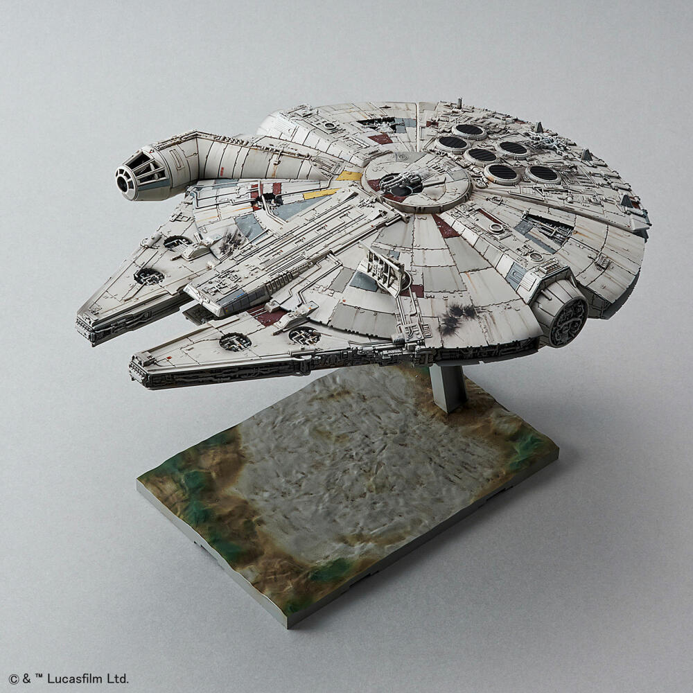 Revell Modellbausatz Bandai Star Wars Millennium Falcon, Raumschiff, 196 Teile, 01211
