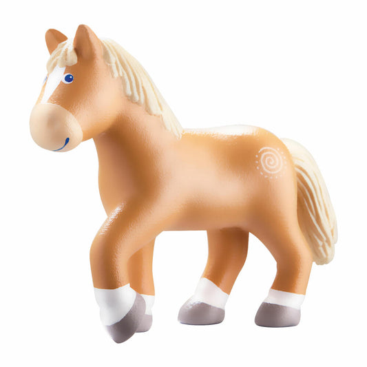 HABA Little Friends Pferd Leopold, Pferdspiel, Kinderspiel, Spielfigur, Pferdfigur, Spielzeug, 302012